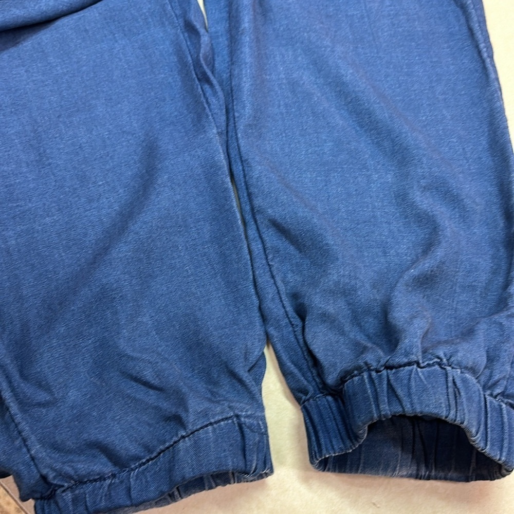 Banana Republic Tencil Blue Denim Longsleeved Jogger Flight Jumpsuit Size 8 NWOT - Picture 10 of 10